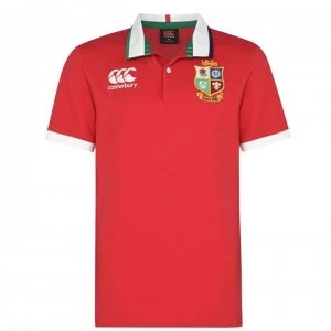 Canterbury British and Irish Lions Short Sleeve Classic Shirt 2021 - TANGO RED
