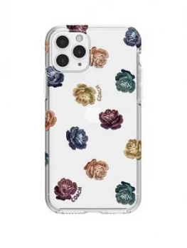 Coach Protective Case For iPhone 11 Pro - Dreamy Peony Clear/Rainbow/Glitter