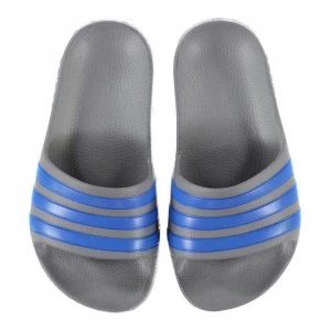 adidas Duramo Slide Pool Shoes Boys - Grey/Blue