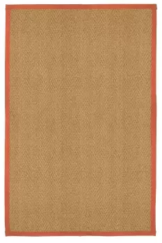 Herringbone Weave Brown, Orange Rug 150Cmx100Cm