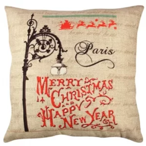 A11902 Multicolor Cushion Christmas Paris