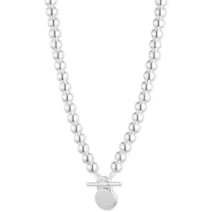 Lauren by Ralph Lauren Lauren Ralph Lauren Silver Beaded Toggle Necklace - Silver