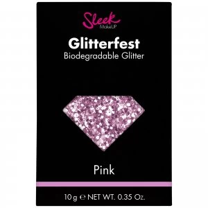 Sleek MakeUP Glitterfest Biodegradable Glitter - Pink 10g