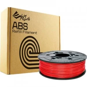 Filament XYZprinting ABS plastic 1.75mm Red 600g Refill