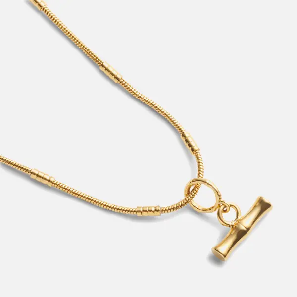 Katie Loxton Womens Bamboo Necklace - Gold