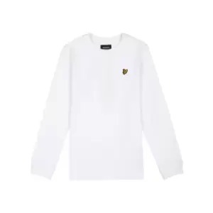 Kids Classic Long Sleeve T-Shirt - Bright White - 9-10 Yrs