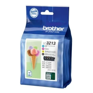 Brother LC3213 Black and Tri Colour Ink Cartridge