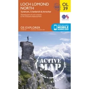 Loch Lomond North, Tyndrum, Crianlarich & Arrochar by Ordnance Survey (Sheet map, folded, 2015)