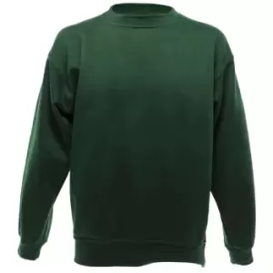 UCC 50/50 Mens Heavyweight Plain Set-In Sweatshirt Top (XL) (Bottle Green)