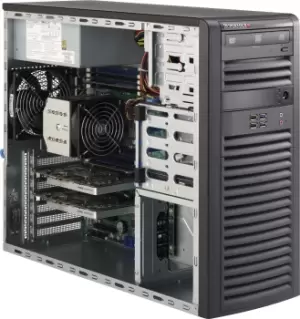 732D4-903B Mid-Tower 900W Black Workstation Case with 900W 80PLUS Gold Power Supply - Midi Tower - Server - Black - ATX - EATX - micro ATX - Metal - H