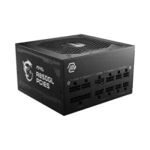 MSI 850W ATX Fully Modular Power Supply - MAG A850GL PCIE5 - (Active PFC/80 PLUS Gold)