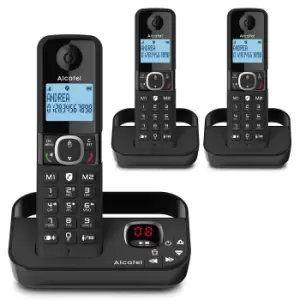 Alcatel F860 Voice TAM Cordless Dect Phone Triple Handsets