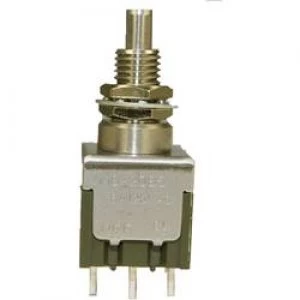Pushbutton switch 250 V AC 3 A 2 x OnOn NKK Switches