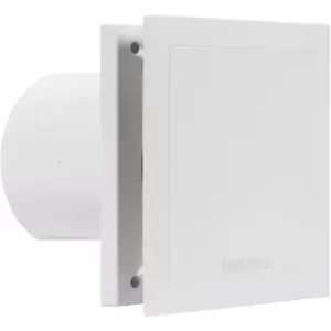 Airflow QuietAir Extractor Fan 100mm Timer in White ABS