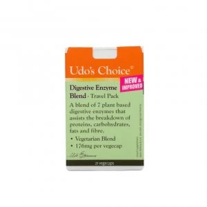 Udo's Choice Digestive Enzyme Blend Travel Pack 21