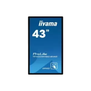iiyama 43'' TF4339MSC-B1AG ProLite Full HD LED Touch Screen Monitor
