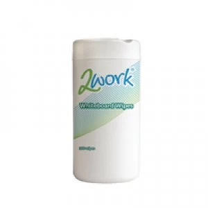 2Work Whiteboard Cleaning Wipes Pack of 100 DB50372