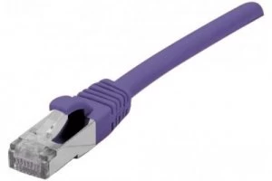 15m Cat6 FUTP LSZH Snagless Purple Cable