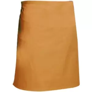 Dennys Multicoloured Catering Waist Apron 28x36ins (Pack of 2) (One Size) (Orange) - Orange