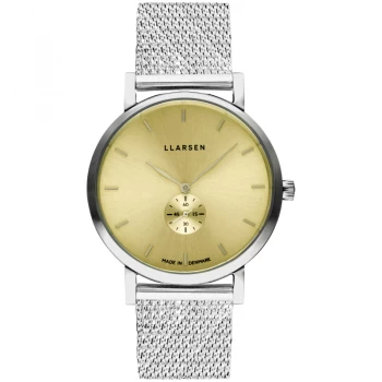 LLARSEN Yellow and Silver 'Josephine' Ladies Classical Watch - 144sys3-mss3-18