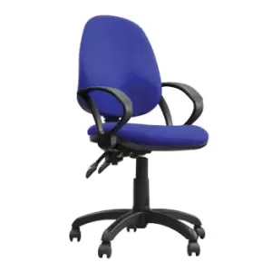 Java 200 A High Back Operator Chair With Arms - Blue