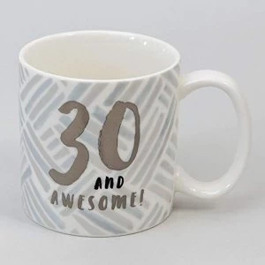 Luxe Ceramic Male Birthday Mug - 30