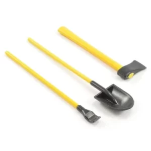 Fastrax 3 Piece Painted Hand Tools Shovel/Axe/Pry Bar