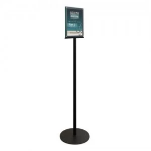 magnetic double sided floor standing sign holder