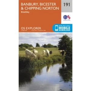 Banbury, Bicester and Chipping Norton: 191 by Ordnance Survey (Sheet map, folded, 2015)