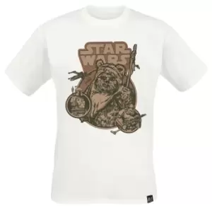 Star Wars Recovered - Ewok T-Shirt off white