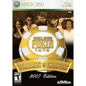 World Series of Poker Tournament of Champions Xbox 360 Game
