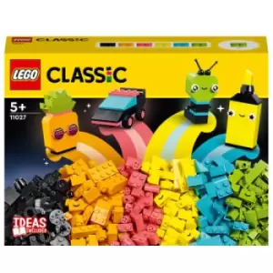 LEGO 11027 Classic Creative Neon Fun Toy Set for Merchandise