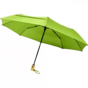 Avenue Bo Foldable Auto Open Umbrella (One Size) (Lime)
