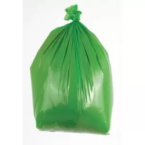 Slingsby 90L Coloured Bin Bags, Green Chsa 15kg