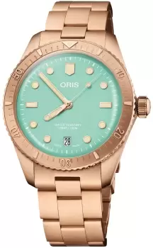 Oris Watch Divers Sixty-Five Cotton Candy Wild Green Bracelet