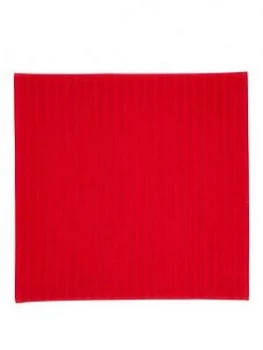 Christy Prisim Toweling Shower Mat - Fire Engine Red