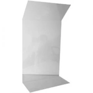 Seco Sneeze Guard Plexiglass Transparent 300 x 200 x 150 mm