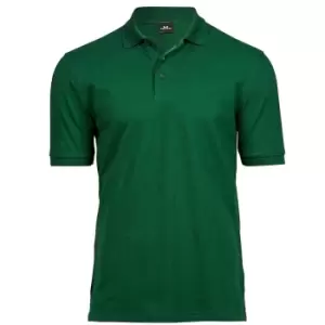 Tee Jays Mens Luxury Stretch Pique Polo Shirt (M) (Forest Green)