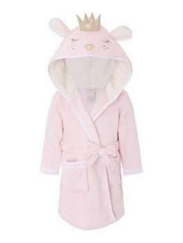 Monsoon Baby Girls Bear Robe - Pink, Size 2-3 Years