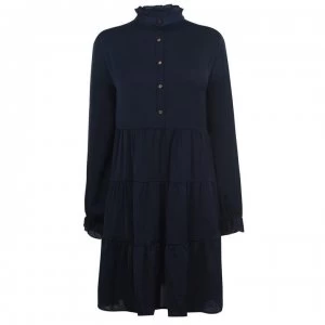 Sofie Schnoor Long Sleeve Midi Dress - 5060 - Blue