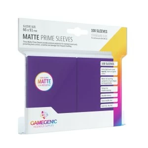 Gamegenic Matte Prime 100 Sleeves Purple