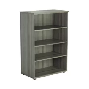1600 Wooden Bookcase (450MM Deep) Grey Oak
