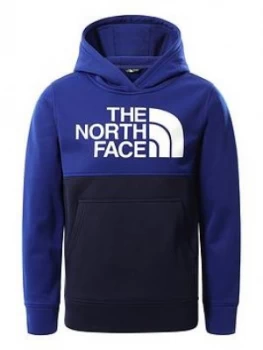 The North Face Boys Surgent Pullover Hoodie - Blue, Size S=7-8 Years