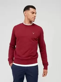 GANT Classic Sweatshirt - Plumped Red, Plumped Red, Size XL, Men