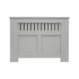 Panel Grill French Grey Painted Radiator Cover - Small - Grey - Jack Stonehouse