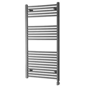 Towelrads Richmond Thermostatic Straight Electric Towel Radiator 691x450mm - Anthracite