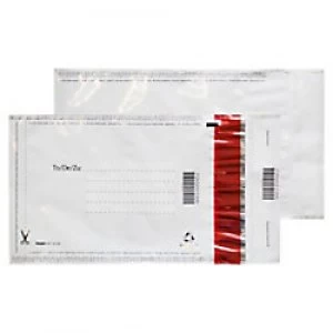 Purely Packaging Vita Polypost Security Mailing Bag C5+ 165 (W) x 260 (H) mm 70μ White Pack of 20