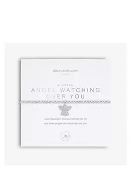Joma Jewellery A Little Angels Watching Over You Silver Bracelet, Silver, Women