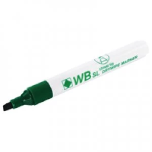 Nice Price Green Chisel Tip Whiteboard Marker Pack of 10 WX26009