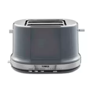 Tower T20043GRP Belle 2 Slice Toaster